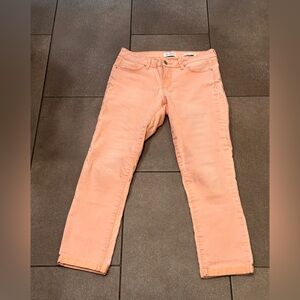 MUST GO! ❤️ Jessica Simpson Size 28 Coral Forever Skinny Stretch Ankle Jeans